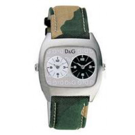 Correa de reloj Dolce & Gabbana 3719240255 Cuero/Textil Verde 22mm